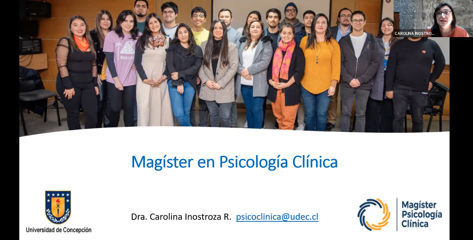 Revive La Charla Del Mag Ster En Psicolog A Cl Nica X Feria Virtual